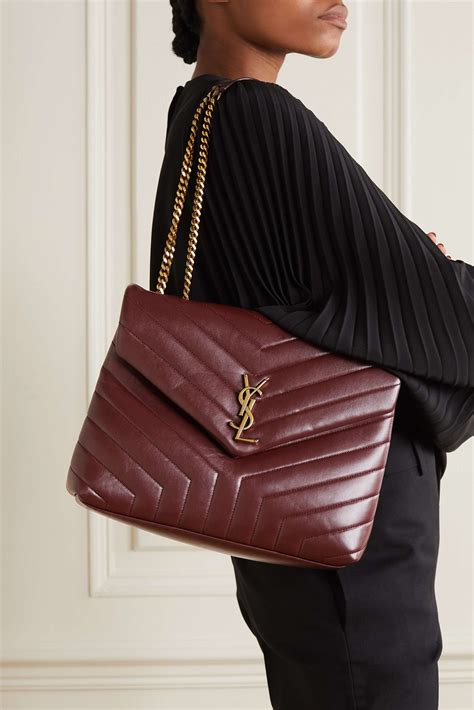 loulou medium in quilted leather.